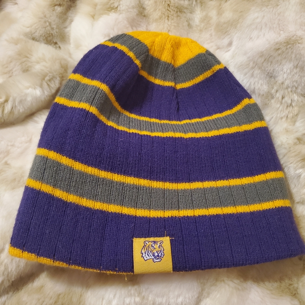 Reverseable LSU beanie